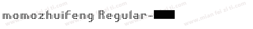 momozhuifeng Regular字体转换